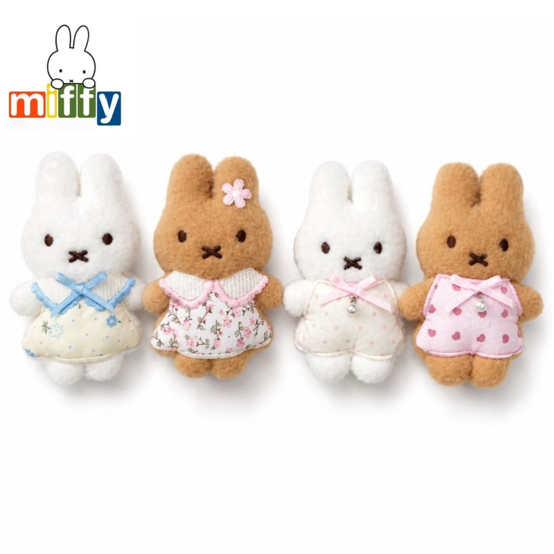 Anime Merchandise Bag - Miffy Kaninchen Plüschpuppe Schlüsselanhänger Taschenanhänger Kaninchenpuppe