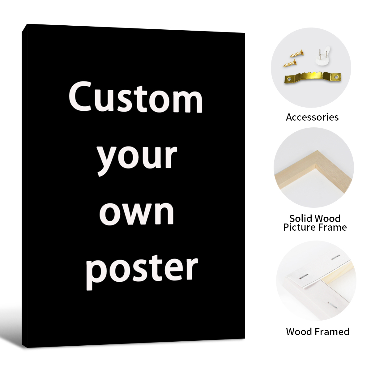 Art Print Framed - Individuelle Poster, gerahmte Wandkunst, personalisierte Familienfotos,