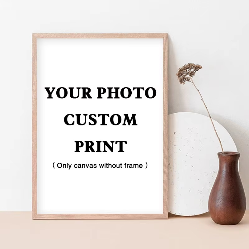 Art Print Framed - (Ohne Rahmen) Personalisiertes Geschenk, individuelles Leinwand-Poster,