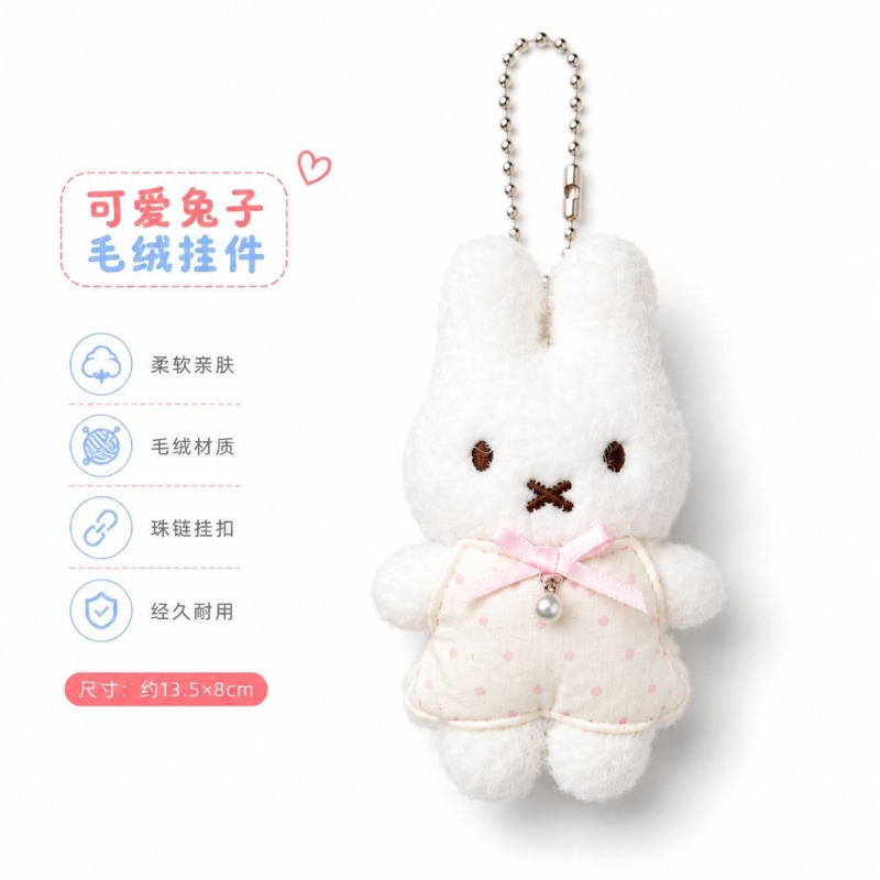 Miffy Kaninchen Plüschpuppe Sc – Anime Merchandise Bag Bewertung und Preis