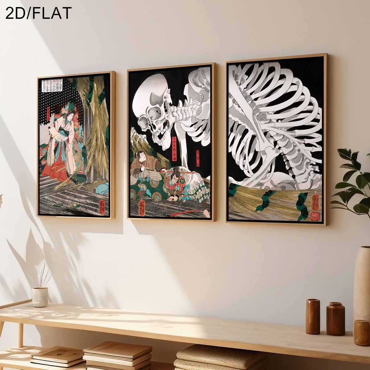 3 Stück Retro japanische Takiy – Art Print Framed Bewertung und Preis