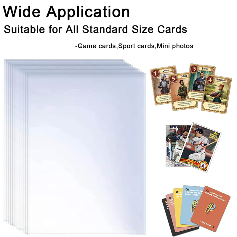 200 Stück transparente Spielka – Collector Card Sleeve Bewertung und Preis