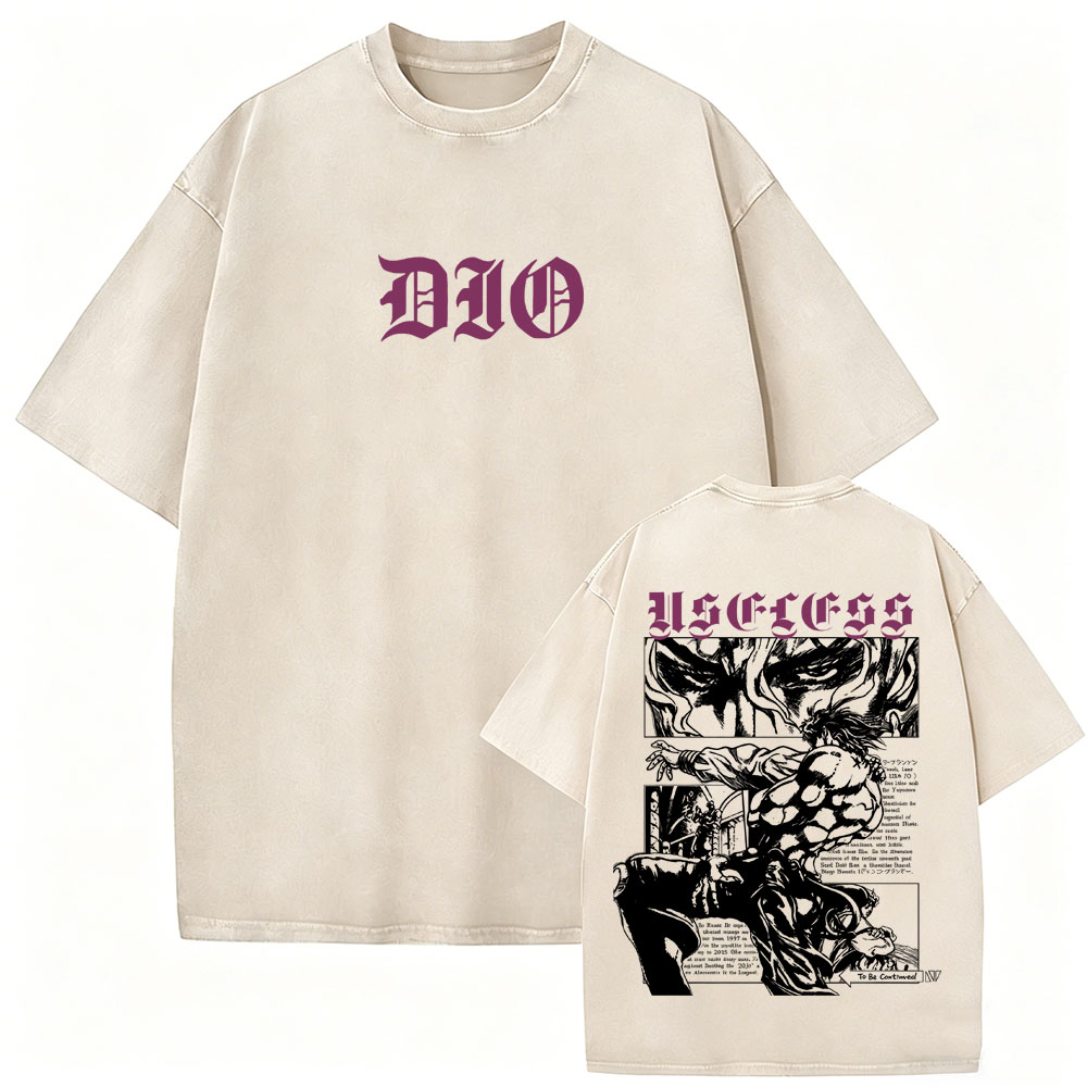 Gewaschenes Vintage Anime Jojo – Jojo Anime Merchandise Bewertung und Preis
