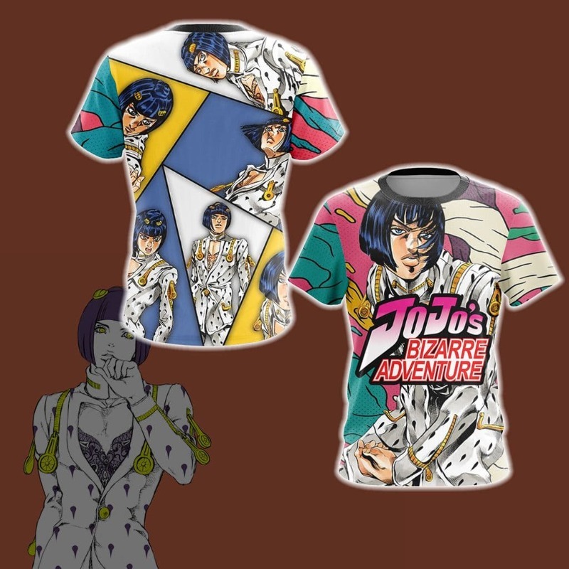 2026 Neues JOJO Golden Wind Br – Anime Merchandise Shirt Bewertung und Preis