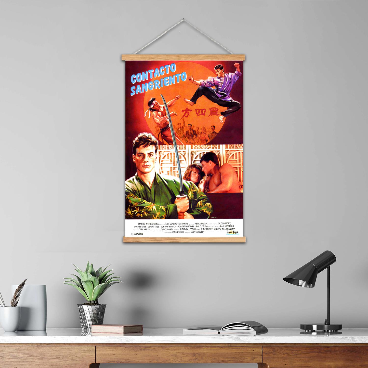 Bloodsport gerahmtes Wandgemäl – Art Print Framed Bewertung und Preis
